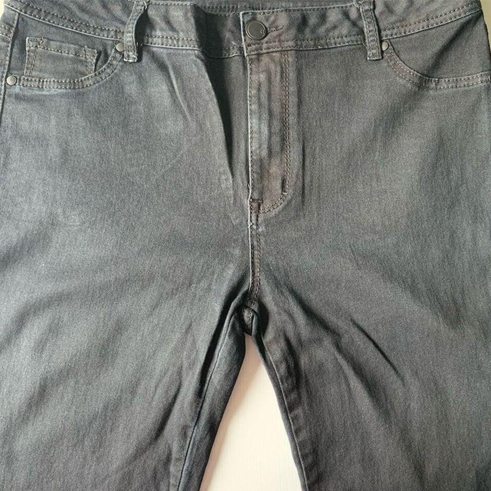 Avenue Denim Women's Petites Bootcut Jeans Black Size 18P 5-Pocket